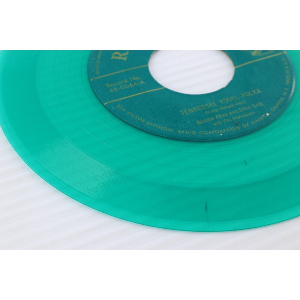 Tennessee Yodel Polka, Rosalie Allen & Elton Britt 1949 7" 45 rpm Record 48-0064 - Picture 4 of 10